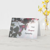 Carte de voeux Ginkgo Biloba Feuilles (Fleur jaune)