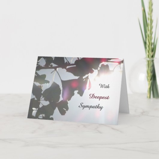 Carte de voeux Ginkgo Biloba Feuilles (Devant)