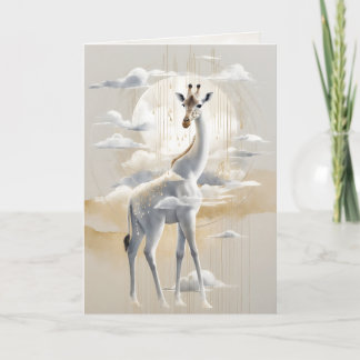 Carte de vœux girafe Guardian Dreamwoven