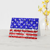 Carte de voeux Glitz USA 'Your Text' (Fleur jaune)