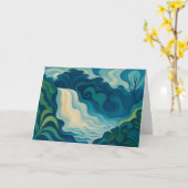 Carte de vœux Glow Forth collectable (Fleur jaune)