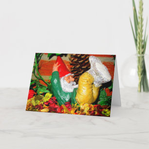 Carte de voeux Gnome Giggles