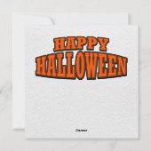 Carte de vœux Gnome Halloween (Dos)