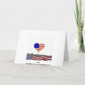 Carte de voeux God Bless America (Dos)