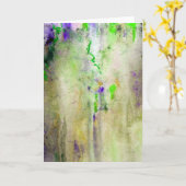 Carte de voeux Gold Mist (Fleur jaune)