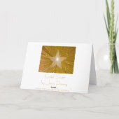 Carte de voeux Gold Star (Dos)