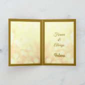Carte de voeux Golden Anniversary pour mari. (Intérieur)