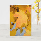 Carte de voeux Golden Light (Fleur jaune)