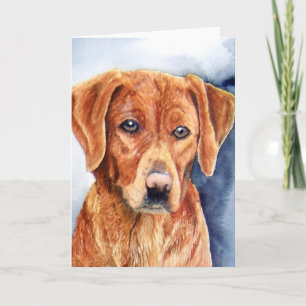 Carte de voeux Golden Retriever