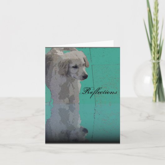 Carte de voeux Golden Retriever (Devant)