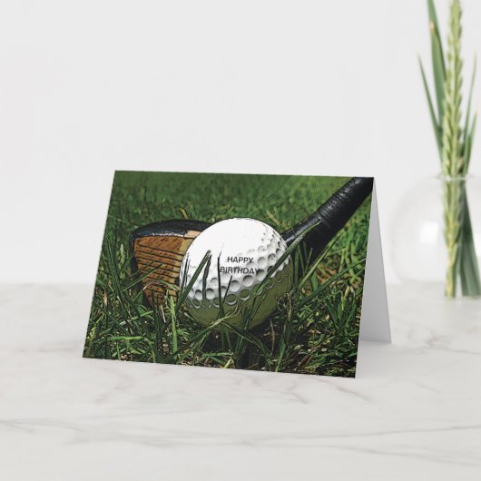 Carte de voeux Golf 101 (Devant)