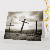 Carte de voeux GOLGOTHA Jumbo (Fleur jaune)