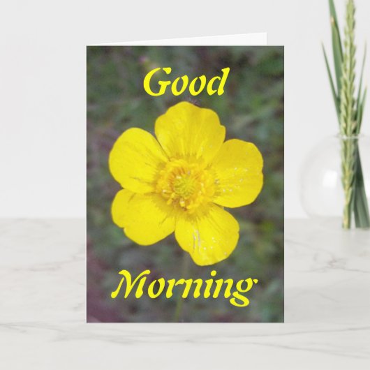 Carte de voeux Good Morning Sunshine (Devant)