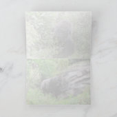 Carte de voeux Gorilla (Intérieur)