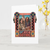 Carte de voeux gothique américaine (Fleur jaune)