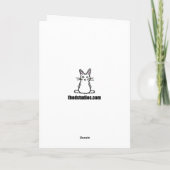 Carte de voeux gothique américaine de Santa (Dos)