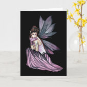 Carte de voeux Gothique Fairy par Molly Harrison (Fleur jaune)