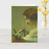 Carte de voeux Gothique Mère Et Bébé (Fleur jaune)