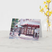 Carte de voeux Gramercy Coffee Corner (Fleur jaune)