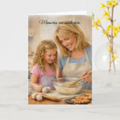 Carte de vœux, grand-mère - Les souvenirs sont cré (Fleur jaune)