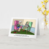 Carte de vœux grand-mère réveillée (Fleur jaune)