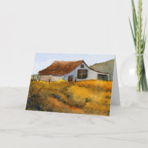 Carte de voeux "Grange" Country Roads