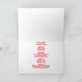 Carte de voeux Gratitude de vacances (Intérieur)