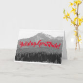 Carte de voeux Gratitude de vacances (Fleur jaune)