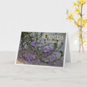 Carte de voeux Grattis på födelsedagen CC0513 (Fleur jaune)