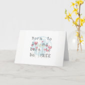 Carte de voeux gratuite pour moi (Fleur jaune)