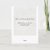 Carte de voeux Great Blue Heron et Alligator (Dos)