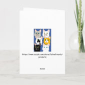 Carte de voeux - Great Cat Mom (Dos)