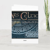 Carte de voeux Green Celtic Knotwork (Dos)