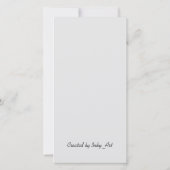 Carte de voeux Green Reindeer Flat Christmas (Dos)