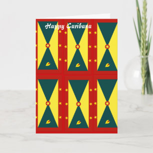Carte de voeux Grenade happy caribana