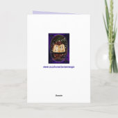 carte de voeux grimoire (Dos)