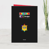 Carte de voeux "Gros" Star de David Shalom (Dos)