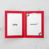 Carte de voeux "Gros" Star de David Shalom (Intérieur)