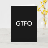 Carte de voeux GTFO (Fleur jaune)