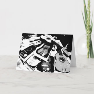 Carte de voeux guitare - 001