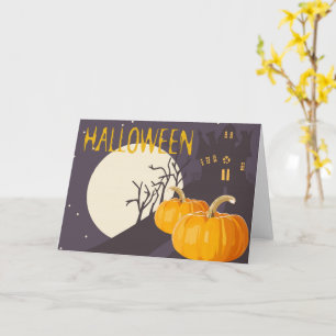 Carte de voeux Halloween