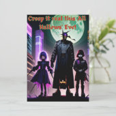 Carte de vœux Halloween (Debout devant)