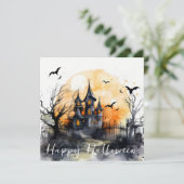 Carte de voeux Halloween (Debout devant)