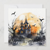 Carte de voeux Halloween (Devant)