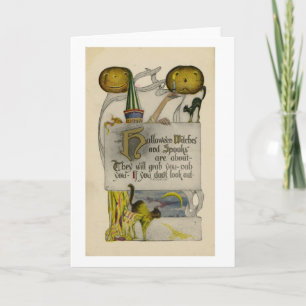 Carte de voeux Halloween