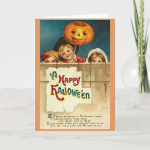 Carte de voeux Hallowe'en