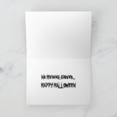 Carte de voeux Halloween (Intérieur)