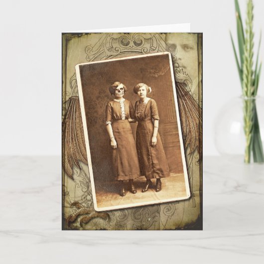 Carte de voeux Halloween (Devant)