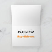 Carte de voeux Halloween beagle (Intérieur)