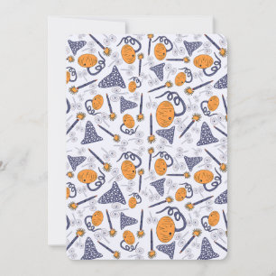 Carte de vœux Halloween fantaisiste – Doodle magiq